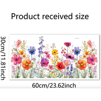 Vibrant Floral Window Stickers™